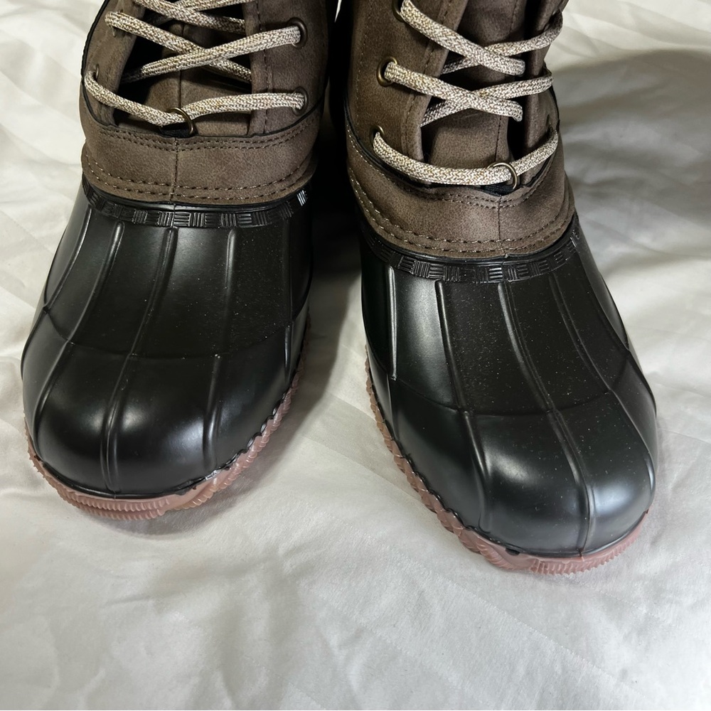 Magellan Outdoors Waterproof Duck Boots Women's 11B Sweater Collar FFS4057 - Picture 8 of 10